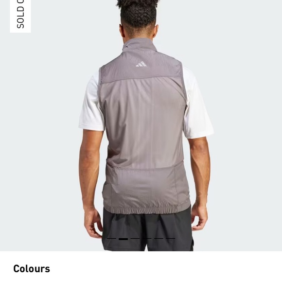 ✨ Adidas HIIT Training Gray Athletic Vest Small Men’s Lightweight Activewear ✨ - Picture 2 of 8